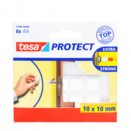 Tesa προστατευτικά protect extra strong 10mmX10mm (8τεμ.)