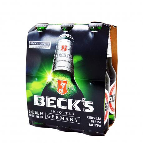 Beck's μπίρα (6x275ml)
