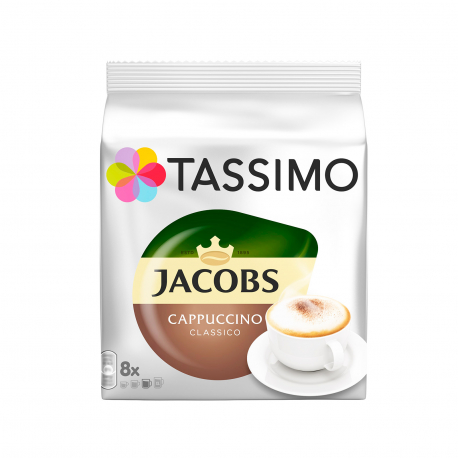 Tassimo καφές σε κάψουλες cappuccino classico 8 μερίδες (16τεμ.)