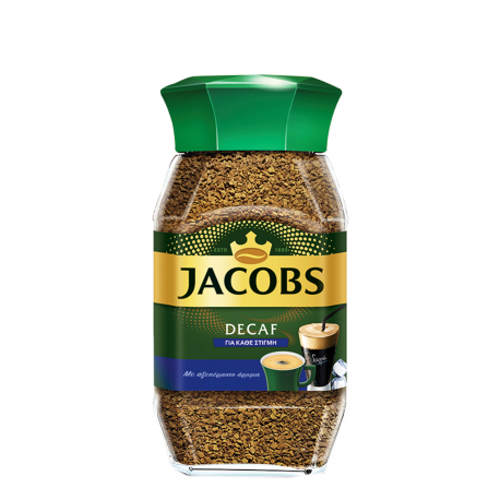 Jacobs καφές στιγμιαίος decaf - χωρίς καφεΐνη (100g)