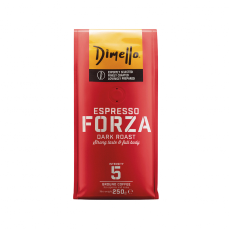 Dimello καφές espresso forza αλεσμένος/ dark roast (250g)
