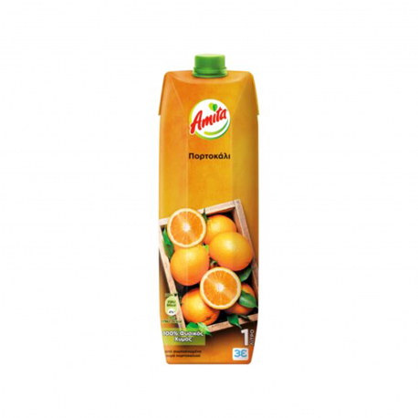 Amita 100% φυσικός χυμός πορτοκάλι (1lt)