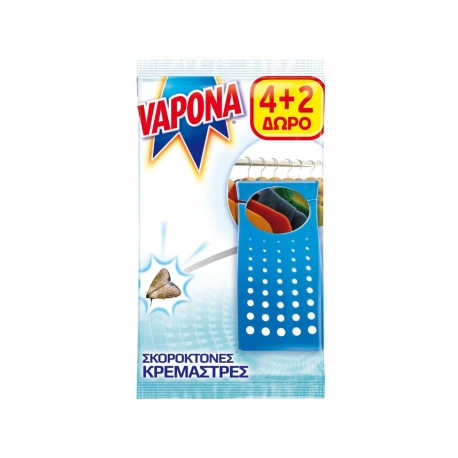 Vapona σκοροκτόνο mini extra άοσμο (6τεμ.) (4+2)
