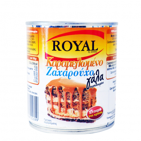 Royal γάλα εβαπορέ ζαχαρούχο, καραμελωμένο (395g)
