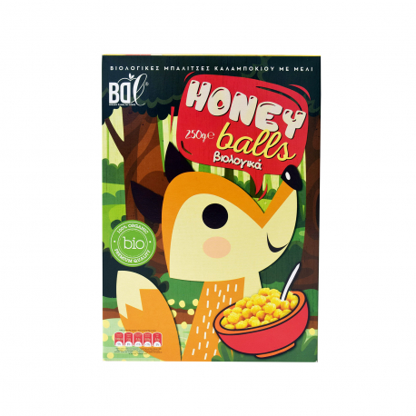 Bdl organic & healthy food δημητριακά καλαμποκιού παιδικά με μέλι - βιολογικό, προϊόντα που μας ξεχωρίζουν (250g)