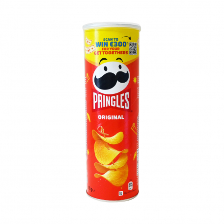 Pringles τσιπς πατατάκια original - vegan σνακ (165g)