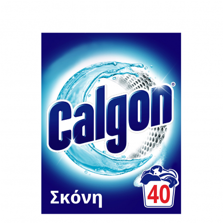 Calgon αποσκληρυντικό νερού σκόνη 3 σε 1 για άλατα & βρωμιές 2kg (40μεζ.)