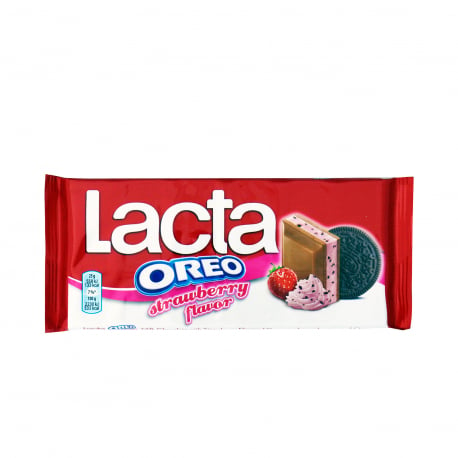 Lacta σοκολάτα γάλακτος oreo/ φράουλα (105g)