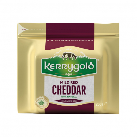 Kerrygold τυρί cheddar mild red & smooth (200g)