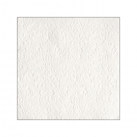 Ambiente χαρτοπετσέτες μεσαίες elegance λευκές - προϊόντα που μας ξεχωρίζουν 33X33εκ., 15 τεμάχια (82g)