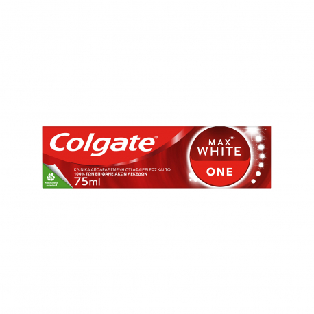Colgate οδοντόκρεμα max white one (75ml)