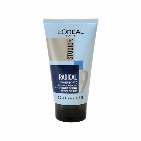 L'oreal gel μαλλιών studio line radical/ με ίνες (150ml)