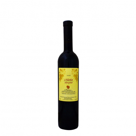Κτήμα Χατζημιχάλη κρασί ερυθρό ξηρό merlot alargino (750ml)