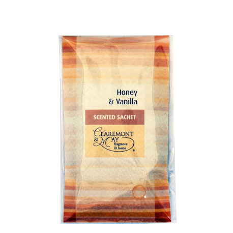 Claremont & may αρωματικό φακελάκι honey & vanilla (8.5g)