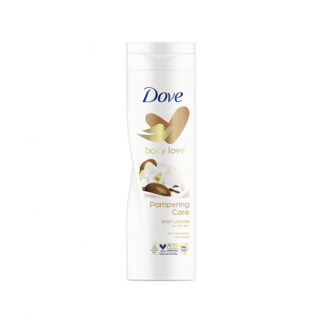 Dove λοσιόν σώματος purely pampering shea butter with warm vanilla (250ml)