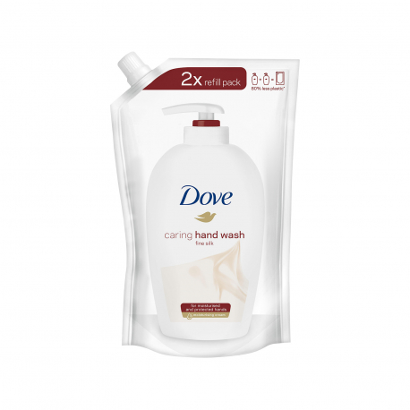 Dove υγρό κρεμοσάπουνο ανταλλακτικό fine silk (500ml)