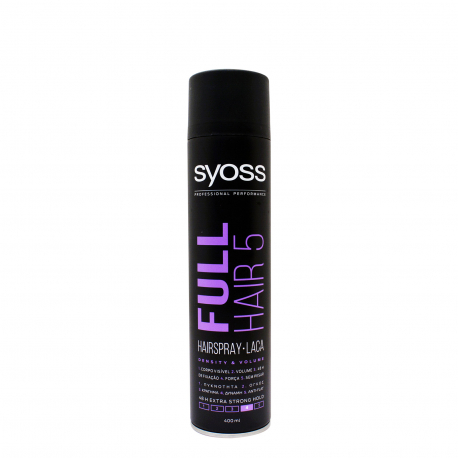 Syoss spray μαλλιών full hair 5 48h extra strong hold 04 (400ml)