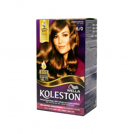 Wella βαφή μαλλιών koleston ξανθό σκούρο Νο. 6 (50ml)
