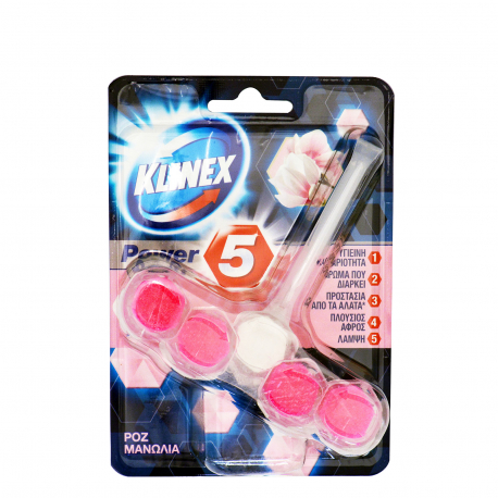 Klinex block wc power 5 ροζ μανόλια (55g)