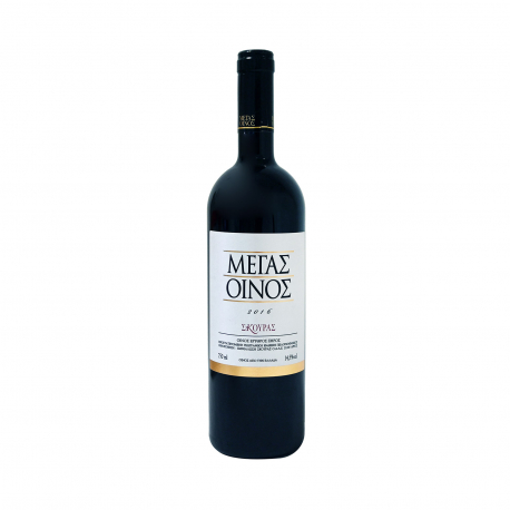 Σκούρας κρασί ερυθρό ξηρό μέγας οίνος (750ml)