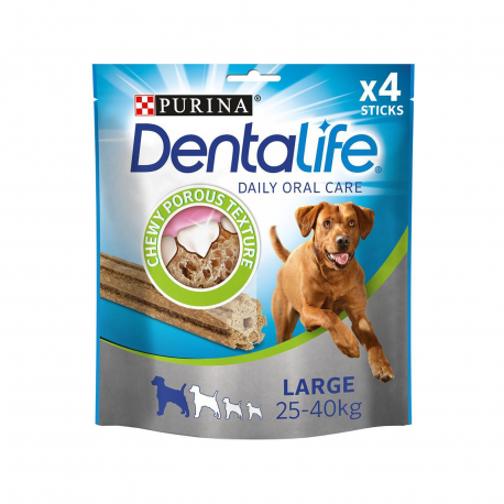 Purina τροφή σκύλου συμπληρωματική dentalife large 25-40kg (142g)