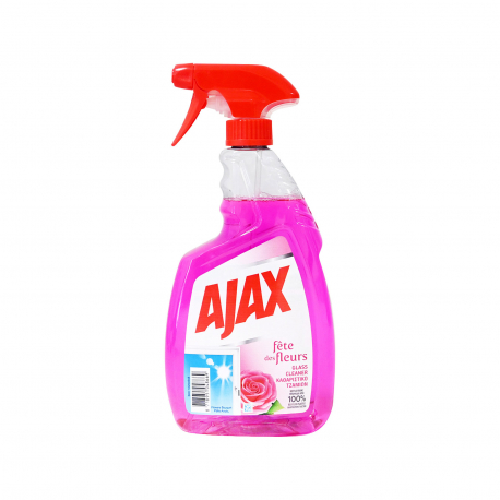 Ajax spray καθαρισμού τζαμιών fete des fleurs ρόδο της αυγής (750ml)