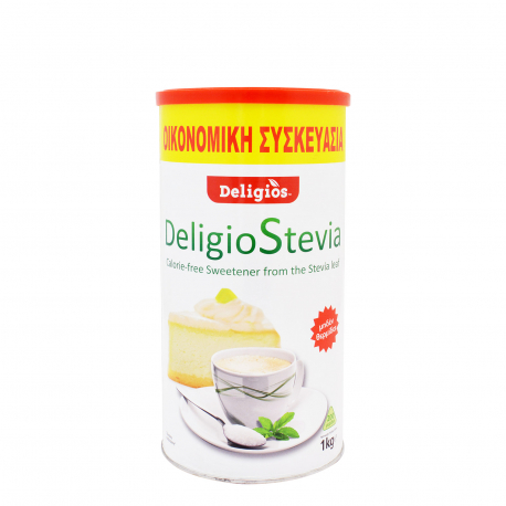 Deligios γλυκαντικό επιτραπέζιο deligio stevia - οικονομική συσκευασία (1kg)