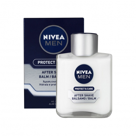 Nivea after shave αντρικό men/ protect & care balsam με αλόη βέρα αντρικό (100ml)