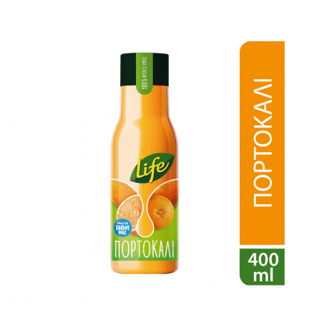Life 100% φυσικός χυμός πορτοκάλι (400ml)