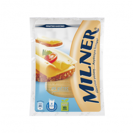 Milner τυρί μαλακό για τοστ σε φέτες (175g)