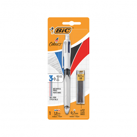 BIC στυλό & μηχανικό μολύβι 3+1 ΗΒ/ 4 colours