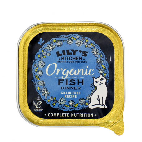 LILY'S KITCHEN ΤΡΟΦΗ ΓΑΤΑΣ FISH - Βιολογικό,Προϊόντα που μας ξεχωρίζουν (85g)