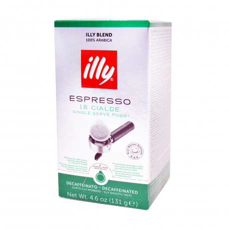 Illy καφές espresso ατομικός decaffeinato (131g)