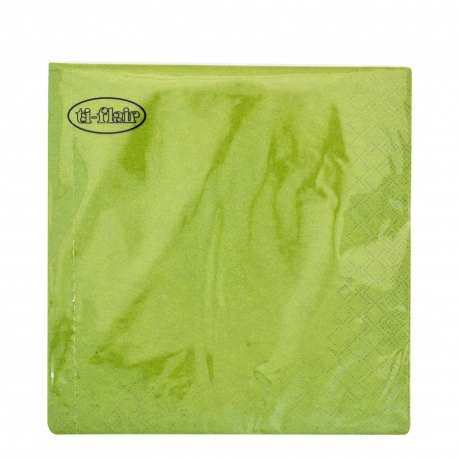 Ti-flair χαρτοπετσέτες μεσαίες πράσινες 33X33, 20 φύλλα (105g)