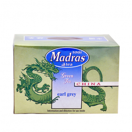 Madras τσάι πράσινο earl grey (15φακ.)