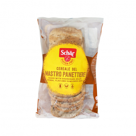 Schar ψωμί με λιναρόσπορο & ηλιόσπορο - χωρίς γλουτένη, χωρίς λακτόζη σε φέτες (300g)