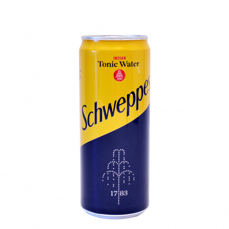 Schweppes αναψυκτικό τόνικ indian tonic water (330ml)