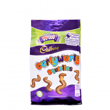 Cadbury σοκολατάκια curly wurly squirlies - vegetarian (110g)
