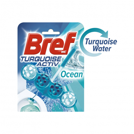 Bref καθαριστικό τουαλέτας αφρός turquoise activ ocean (50g)