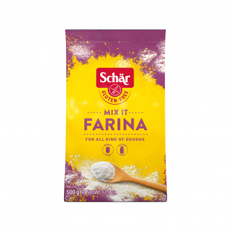 Schar αλεύρι για όλες τις χρήσεις mix it farina χωρίς σιτάρι - χωρίς γλουτένη, χωρίς λακτόζη (500g)