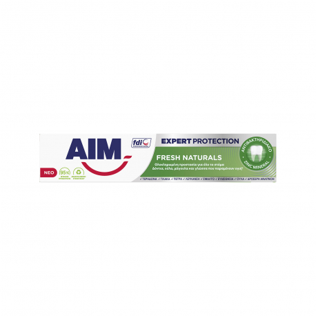 Aim οδοντόκρεμα expert protection fresh naturals (75ml)