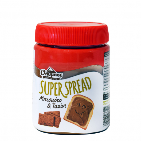 Όλυμπος Αφοί Παπαγιάννη ΑΕ προϊόν επάλειψης super spread μπισκότο & ταχίνι (350g)