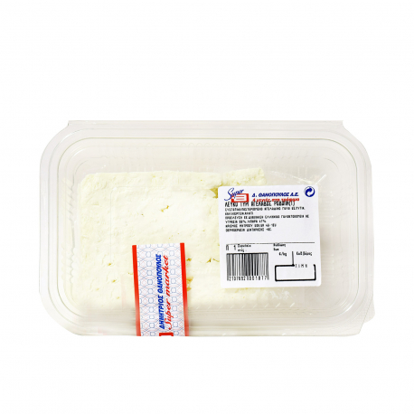 Ροδόπη τυρί λευκό αγελάδος τυποποιημένο