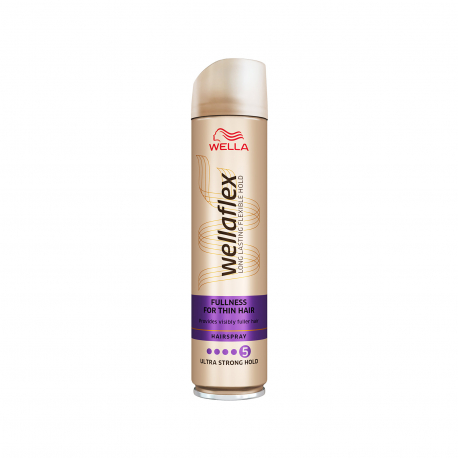 Wella spray μαλλιών wellaflex fulness ultra strong 5 (250ml)