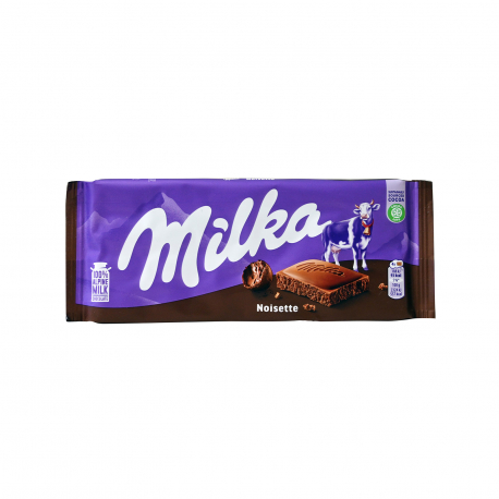 Milka σοκολάτα γάλακτος noisette (100g)