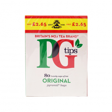 Pg tips τσάι μαύρο πυραμίδες - προϊόντα που μας ξεχωρίζουν (80φακ.)