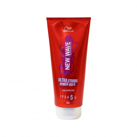 Wella gel μαλλιών new wave/ power hold ultra strong No. 5 (200ml)