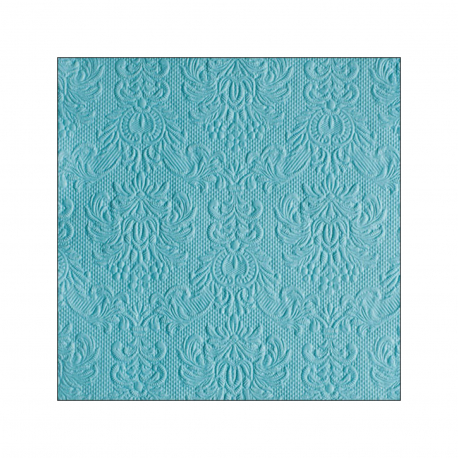 Ambiente χαρτοπετσέτες μεγάλες elegance No. 14005504 γαλάζιες - προϊόντα που μας ξεχωρίζουν 40X40εκ., 15 τεμάχια (136g)