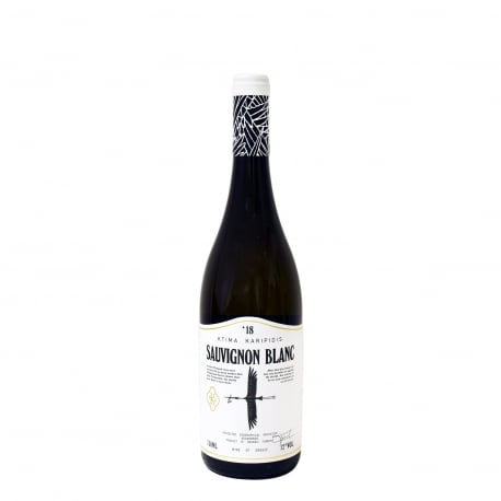 Κτήμα Καριπίδη κρασί λευκό ξηρό sauvignon blanc (750ml)