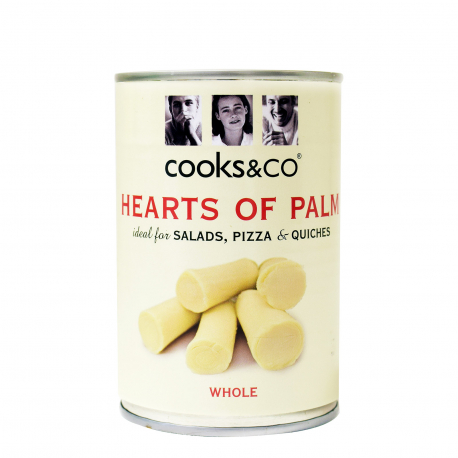 Cooks & co φοινικοκαρδιές hearts of palm hearts - vegetarian (220g)